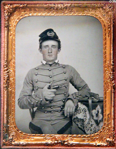 George Armstrong Custer photo (c1859) by unknown at National Portrait Gallery. Washington, DC.