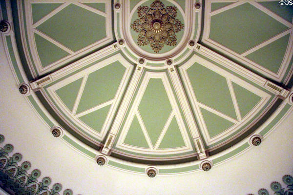 Ceiling detail off Great Hall of former U.S. Patent Office building now Smithsonian American Art Museum & National Portrait Gallery. Washington, DC.