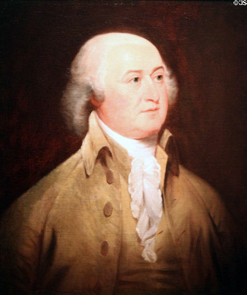 John Adams portrait (1793) by John Trumbull at National Portrait Gallery. Washington, DC.