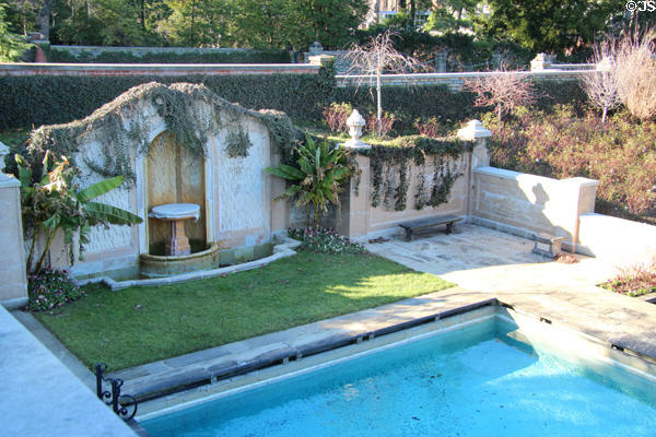 Swinning pool at Dumbarton Oaks. Washington, DC. Architect: Frederick Brooke.