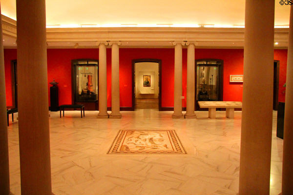 Roman & Byzantine Gallery at Dumbarton Oaks Museum. Washington, DC.
