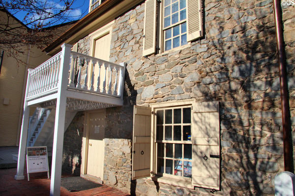 Old Stone House museum run by National Parks Service. Washington, DC.