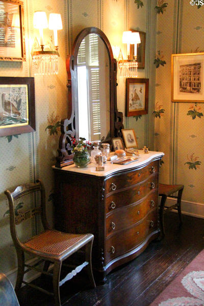 Dresser & mirror at Tudor Place. Washington, DC.