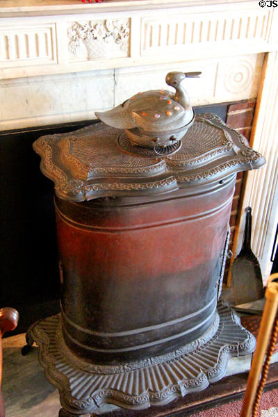 Cast-iron stove at Tudor Place. Washington, DC.