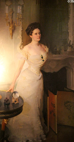 Portrait of Isabel Anderson (1900) by Cecelia Beaux at Anderson House Museum. Washington, DC.