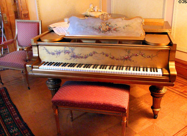 Steinway piano at Christian Heurich Mansion. Washington, DC.