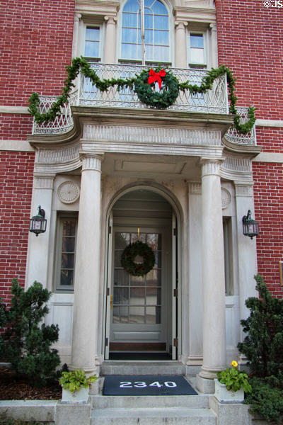 Portal of Woodrow Wilson House. Washington, DC.