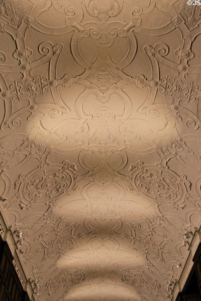 Ceiling in display hall at Folger Shakespeare Library. Washington, DC.