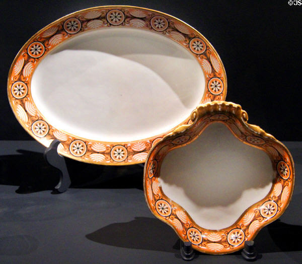 French porcelain by Nast owned by Dolley & James Madison at National Museum of American History. Washington, DC.