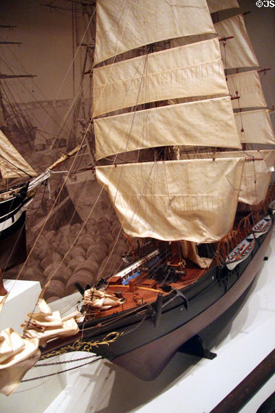 Model of Steam Whaler Orca (1882) at National Museum of American History. Washington, DC.