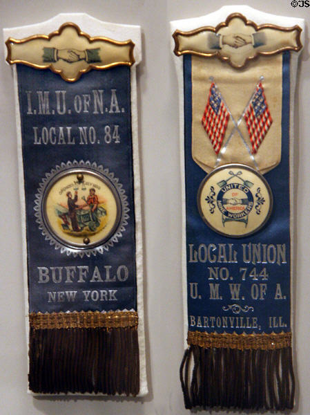 Union ribbons at National Museum of American History. Washington, DC.