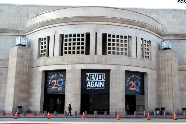 Portal of United States Holocaust Memorial Museum. Washington, DC.