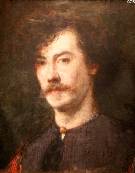 James McNeil Whistler portrait (1865) by Henri Fantin-Latour at Smithsonian Freer Gallery of Art. Washington, DC.