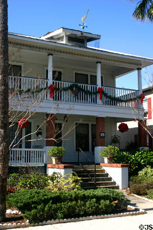 Heritage house (54 Charlotte St.) in old St. Augustine. St Augustine, FL.