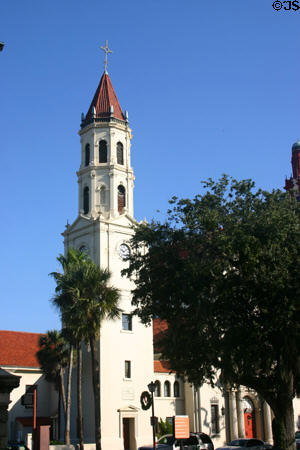 Campanile of St. Augustine Cathedral. St Augustine, FL.