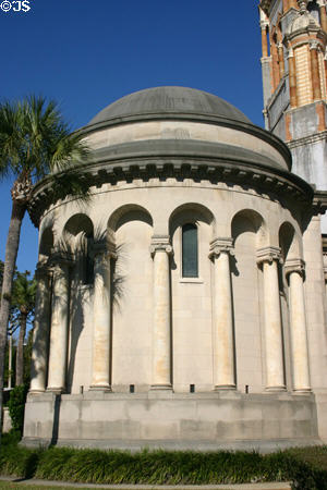 Mausoleum of Henry Flagler in Memorial Presbyterian Church. St Augustine, FL.