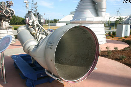 H-1 rocket engine (Kerosene & LOX) used in Saturn I & IB first stages at Kennedy Space Center. FL.