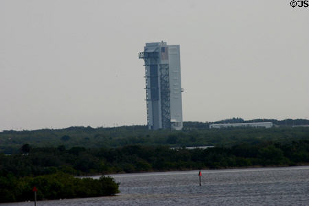 Gantry at Cape Canaveral Air Force Station launch complex. FL.