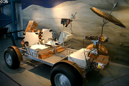Rover training vehicle for moon transport at Kennedy Space Center. FL.