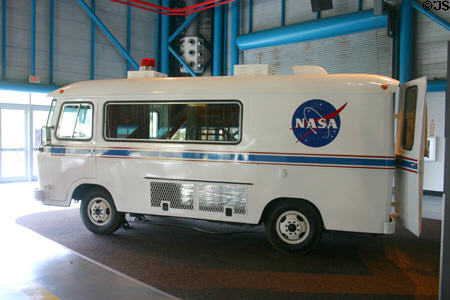 Astronaut van at Kennedy Space Center. FL.