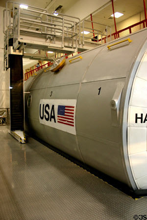 HAB 1S living quarter section of International Space Station at Kennedy Space Center. FL.