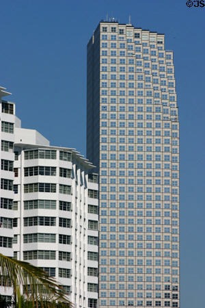 Wachovia Financial Center over condo. Miami, FL.