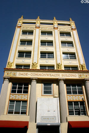 Dade-Commonwealth Building (139 NE First St.). Miami, FL.
