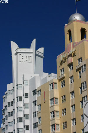 Delano & National Hotels on Collins Avenue. Miami Beach, FL.