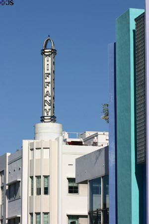 Tiffany Hotel (1939) (801 Collins Ave.). Miami Beach, FL. Style: Art Deco. Architect: Lawrence Murray Dixon.