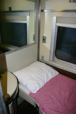 California Zephyr sleeping compartment at Gold Coast Railroad Museum. Miami, FL.