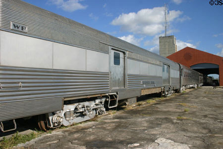 Streamlined baggage car Silver Stag at Gold Coast Railroad Museum. Miami, FL.