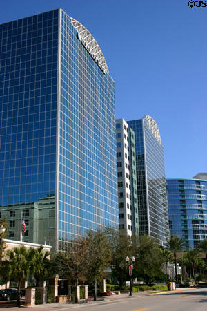 Capital Plaza complex streetscape. Orlando, FL.