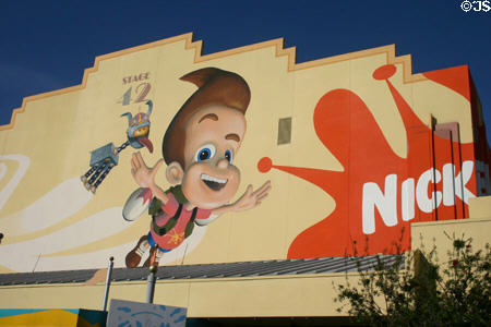 Jimmy Neutron's Nicktoon Blast™ attraction at Universal Studios. Orlando, FL.