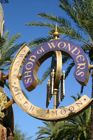 Sign with magical theme at Universal's Islands of Adventure. Orlando, FL.