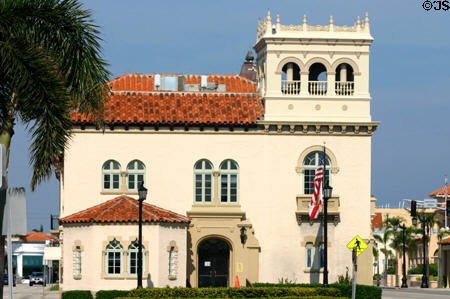 Palm Beach Town Hall (1924). Palm Beach, FL. Architect: Henry Stephen Harvey & L. Phillips Clarke. On National Register.