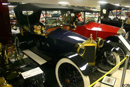 Car-Nation Tourer (1913) by American Voiturette Company at Tallahassee Antique Car Museum is one of only three remaining examples. Tallahassee, FL.