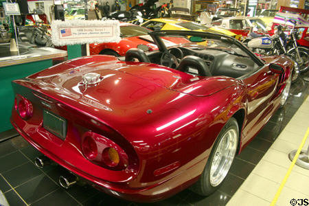 Shelby Series 1 (1999) rear deck at Tallahassee Antique Car Museum. Tallahassee, FL.