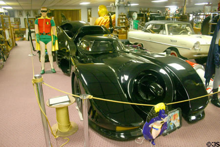 Batmobile from Batman movies at Tallahassee Antique Car Museum. Tallahassee, FL.