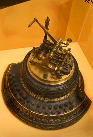 Edison Printing Telegraph machine (c1873) at Edison Estate Museum. Fort Myers, FL.