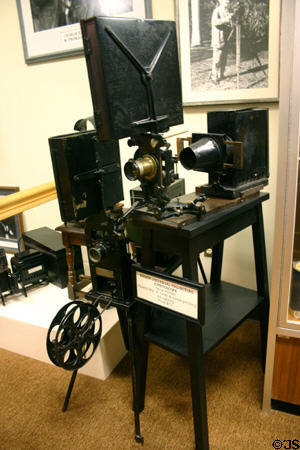 Edison Universal Projecting Kinetoscope (c1893) at Edison Estate Museum. Fort Myers, FL.