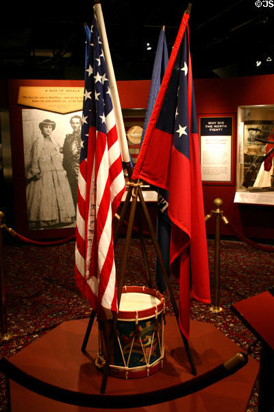 Civil War wing in Atlanta Historical Society Museum. Atlanta, GA.