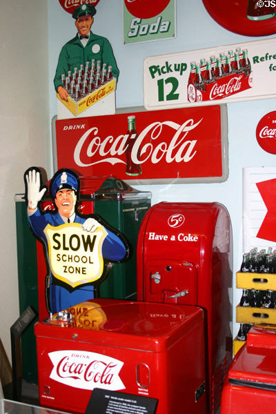 1950's Coke machines at Coca-Cola Museum. Atlanta, GA.