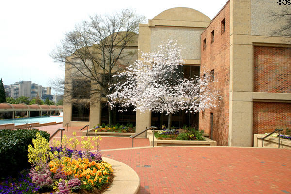 King Center with Spring flowers. Atlanta, GA.