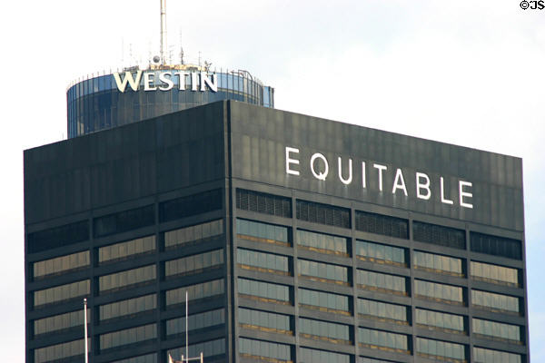 Equitable Building (1968) (100 Peachtree Street NW) (35 floors). Atlanta, GA. Architect: Skidmore, Owings & Merrill LLP + FABRAP.