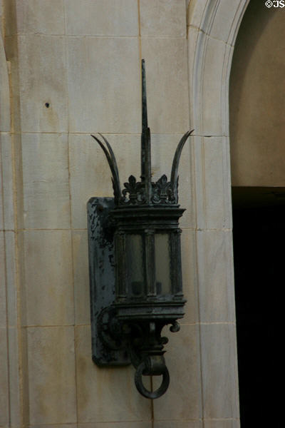 Cast iron lamp on Imperial Theatre. Augusta, GA.