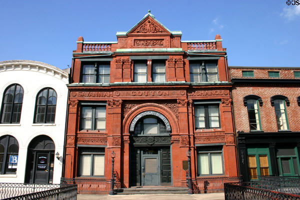 Savannah Cotton Exchange (1886) [aka Freemasons Hall]. Savannah, GA. Architect: William Gibbons Preston.