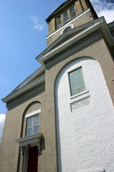 The First African Baptist Church (1859) on Franklin Square. Savannah, GA.