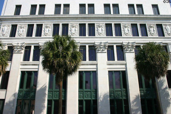 Facade of Savannah Bank Building, Savannah's first skyscraper. Savannah, GA.
