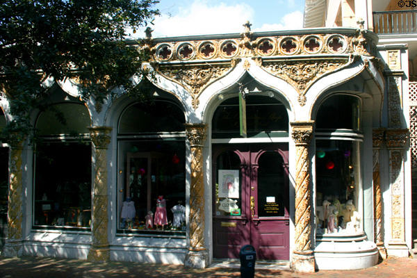 Gothic Storefront built as Henry Ford showroom (307 Bull St.). Savannah, GA.