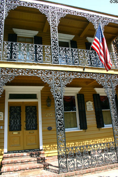 Laurence Connel house (1852) (212 E. Liberty St.). Savannah, GA.